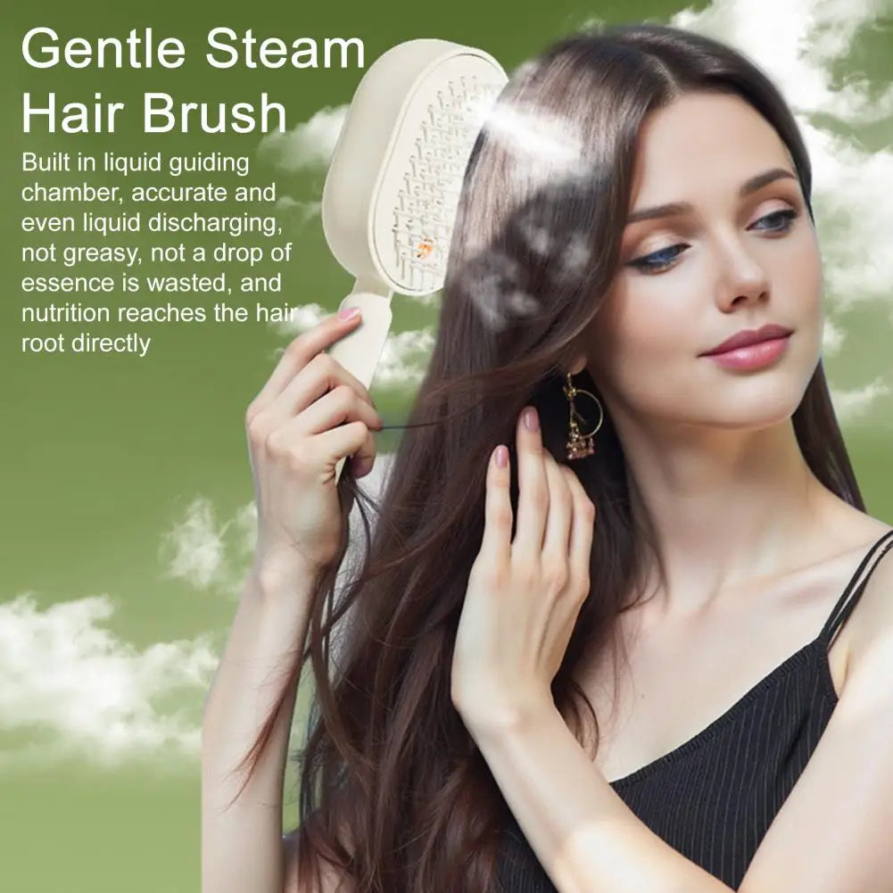 Steam Hair Brush – 2-in-1 Misting & Massage Comb